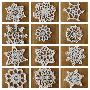 New beautiful crochet snowflakes/Christmas ornament/Christmas tree decoration/Handmade gift