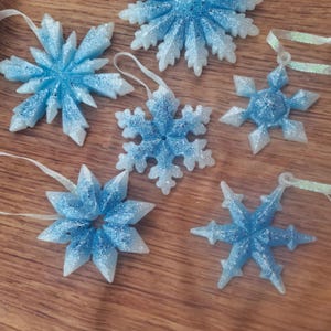 Snowflake Oranament Handmade with Resin