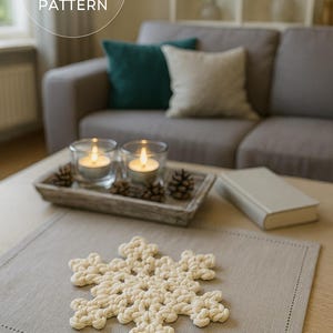 Crochet Snowflake Pattern – Digital PDF Download